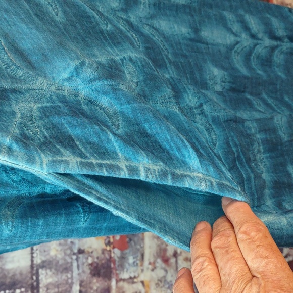 Soft Surroundings Senorita Eyelet Off The Shoulder Dress - Picture 7 of 11